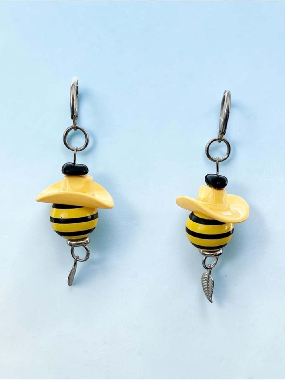 🆕 3D Cowgirl Hat Earrings-Stainless Steel
